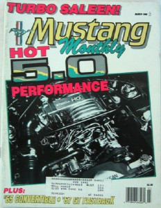 MUSTANG MONTHLY 1990 MAR - RHO 302, 5.0 POWER TRICKS
